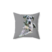 Harlequin Great Dane 'Leonid' Spun Polyester Throw Pillow