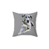 Harlequin Great Dane 'Leonid' Spun Polyester Throw Pillow