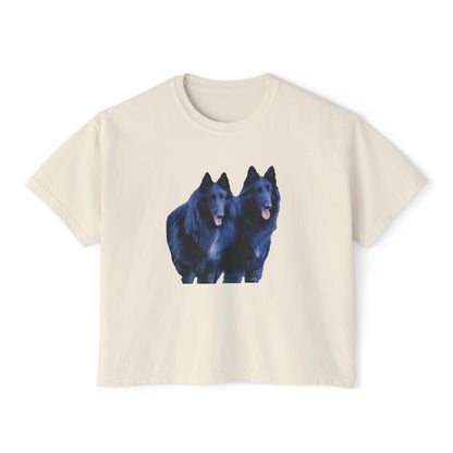 Belgian Shepherd Women's Oversized Boxy Tee