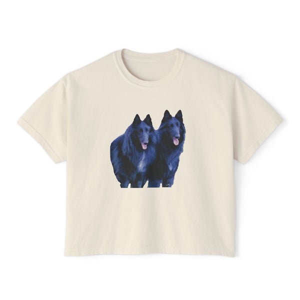 Belgian Shepherd Women's Oversized Boxy Tee