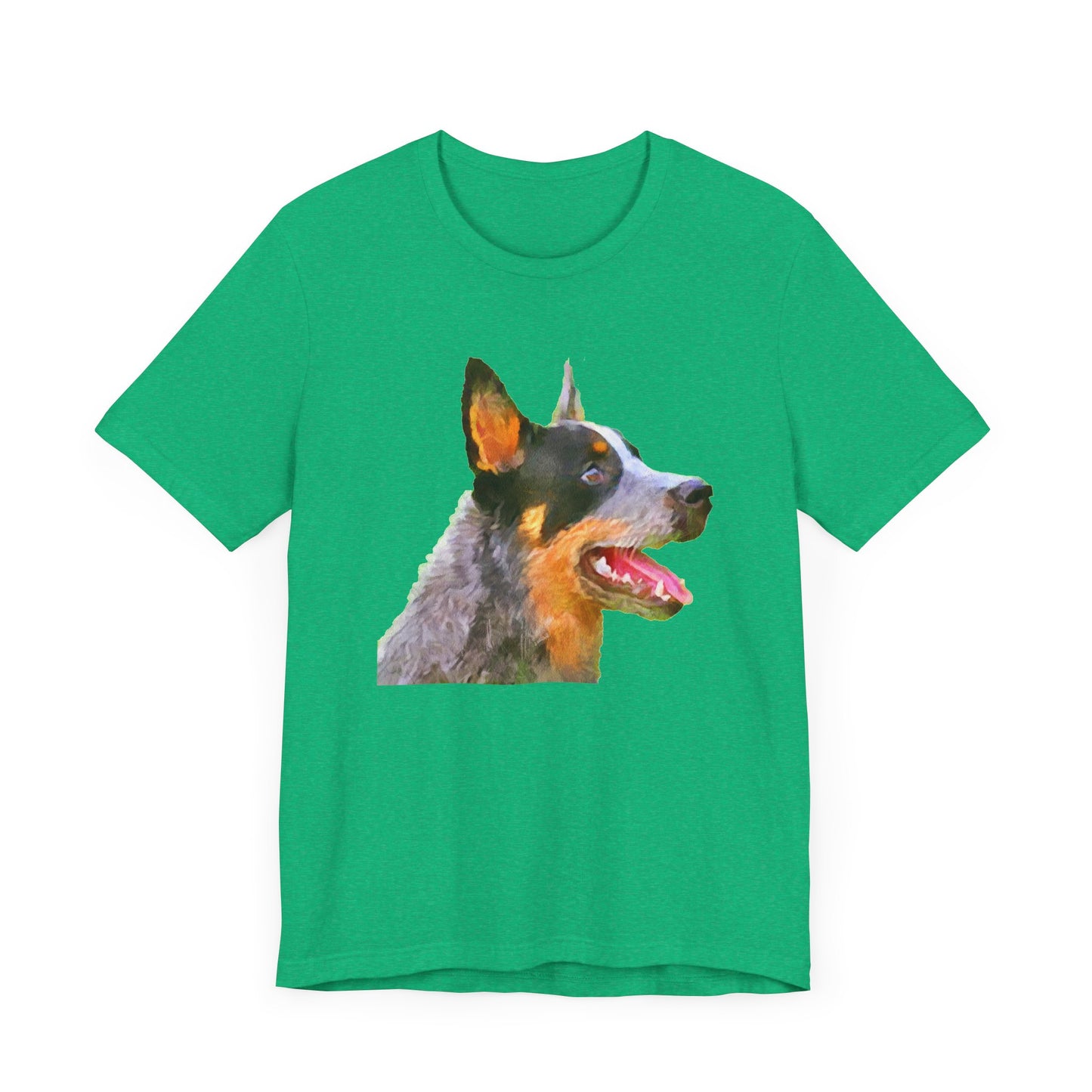 Blue Heeler - Australian Cattle Dog 'Percy' Unisex Jersey Short Sleeve Tee