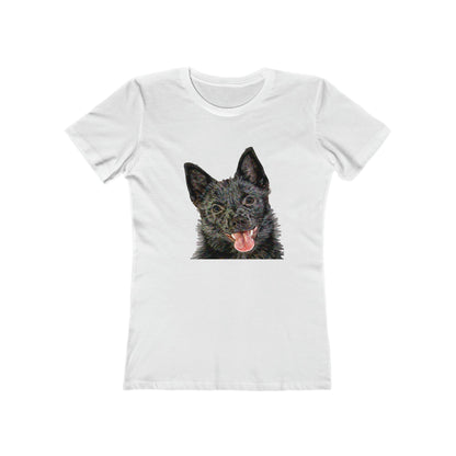 Schipperke - - Women's Slim Fit Ringspun Cotton T-Shirt