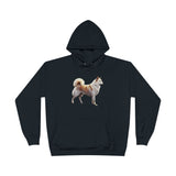 Kishu Ken - Unisex Fleece Lined Pullover Hoodie Sweatshirt