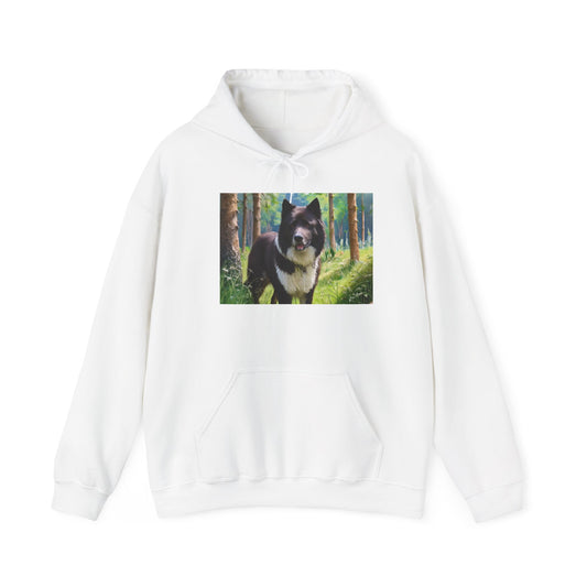 Karelian Bear Dog Unisex Cozy Hooded Sweatshirt