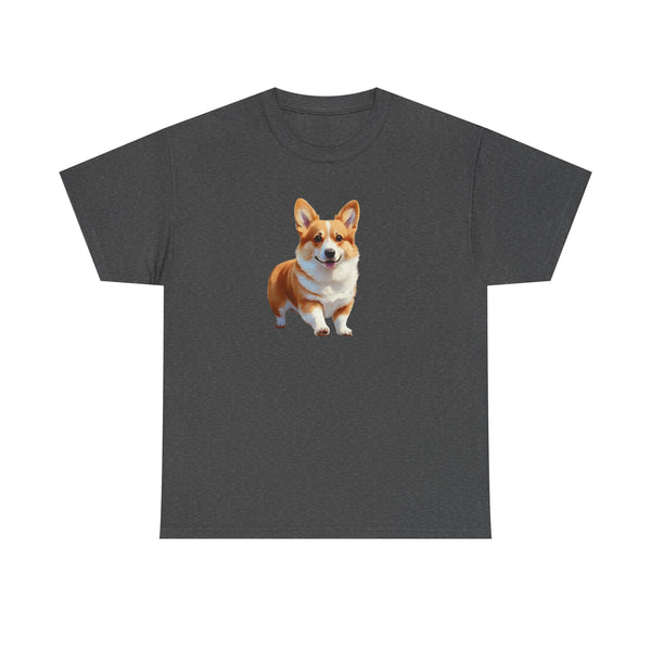 Welsh Corgie Puppy - Unisex Heavy Cotton Tee