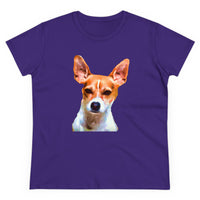 Rat Terrier Women's Midweight Cotton Tee