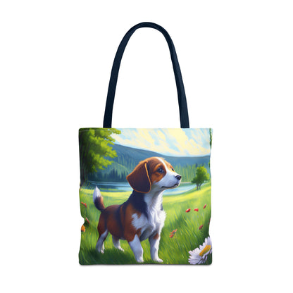 Drever Puppy - Exquisite Polyester Tote Bag