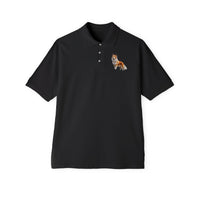 Norrbottenspets - Men's Piqué Polo Shirt