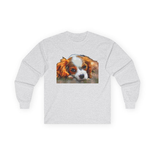 Cavalier King Charles Spaniel Unisex Cotton Long Sleeve Tee