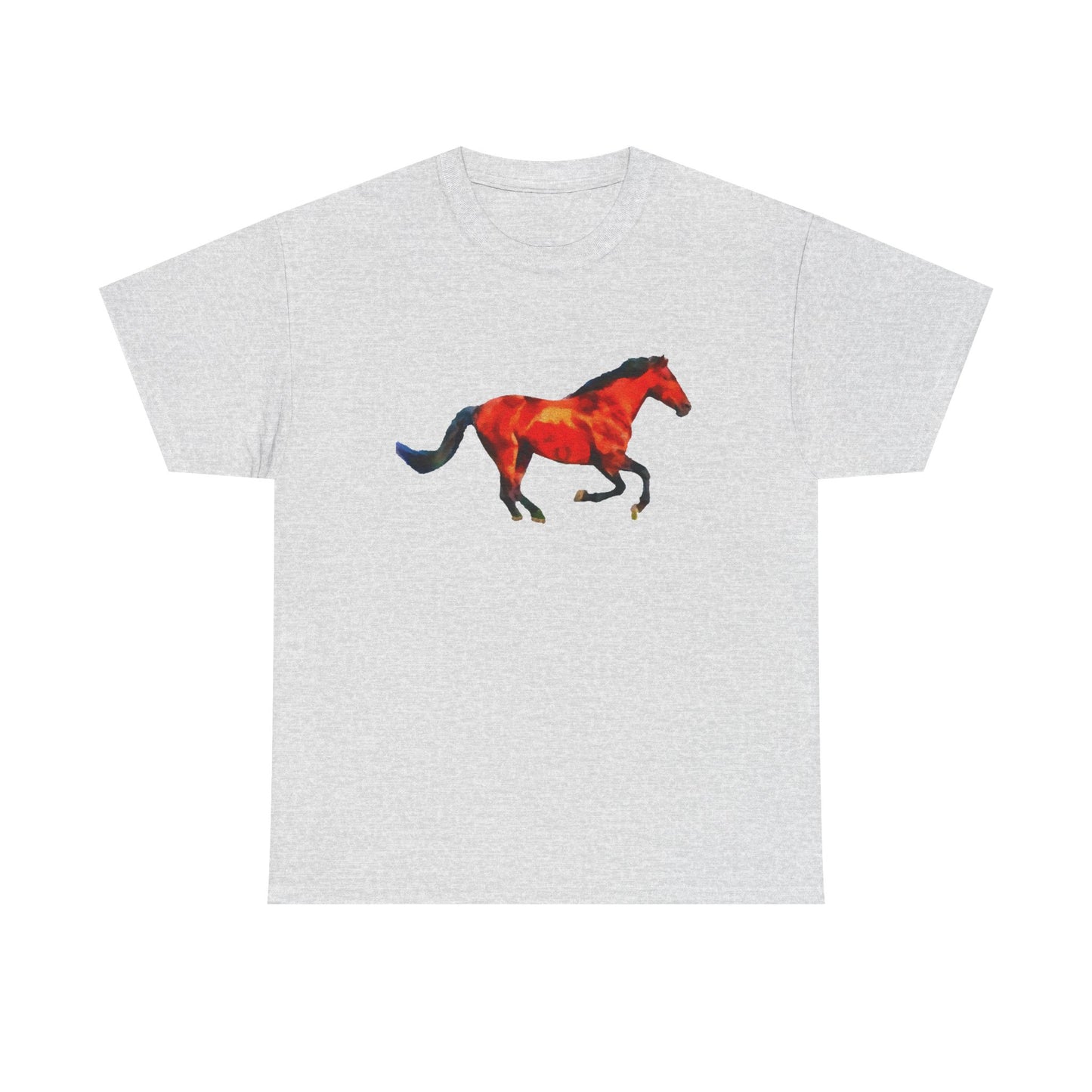 Horse 'Old Red' Unisex Heavy Cotton Tee
