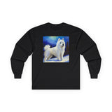 American Eskimo Dog Cotton Long Sleeve Tee