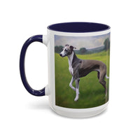 Greyhound - Ceramic Accent Coffee Mug  - 2 Sizes