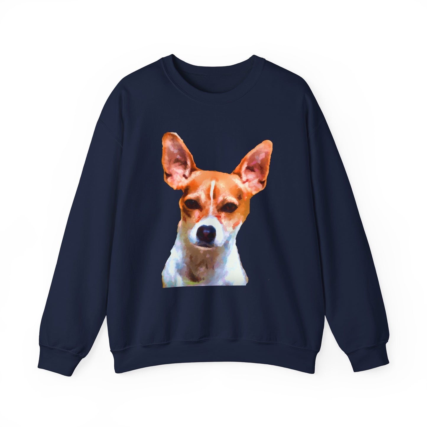 Rat Terrier Unisex 50/50 Crewneck Sweatshirt