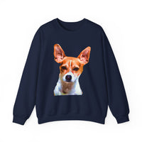Rat Terrier Unisex 50/50 Crewneck Sweatshirt