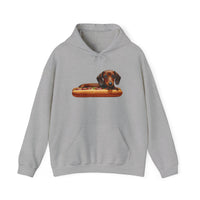 Dachshund 'Weiner Dog'  --  Unisex 50/50 Hooded Sweatshirt