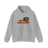 Dachshund 'Weiner Dog'  --  Unisex 50/50 Hooded Sweatshirt