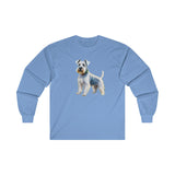 White Schnauzer Unisex Classic Cotton Long Sleeve Tee