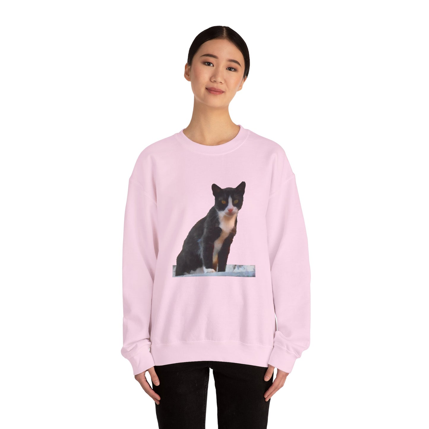Cat from Hydra - Unisex 50/50 Crewneck Sweatshirt
