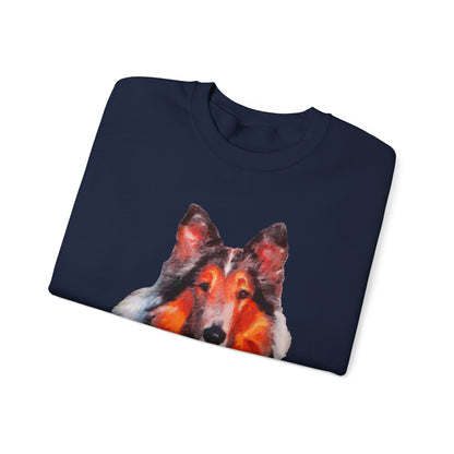 Rough Coated Collie - Cozy Companion Crewneck Sweatshirt