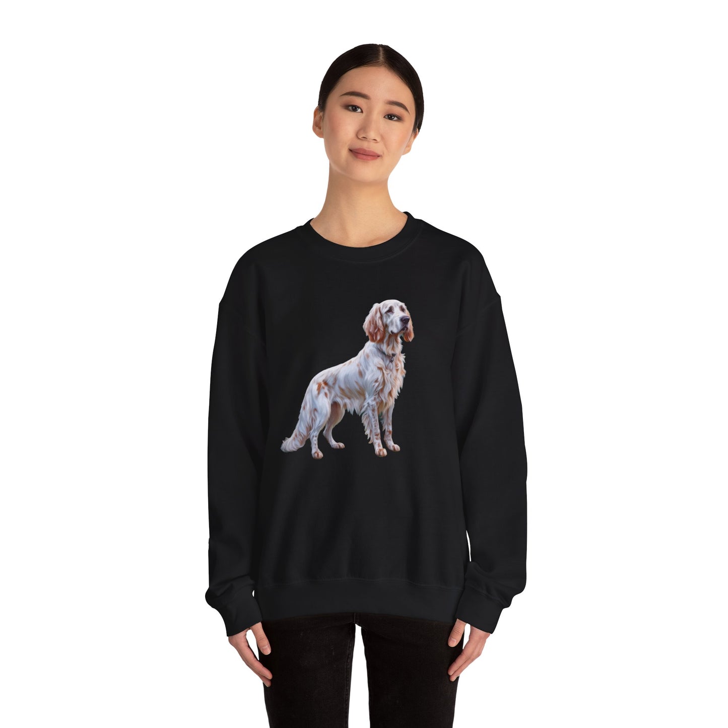 English Setter #2 - Unisex 50/50 Crewneck Sweatshirt
