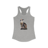 Cat 'Teris of Tinos' Women's Racerback Tank