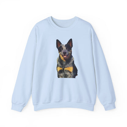 Blue Heeler 'Bailey' - Australian Cattle Dog Unisex 50/50 Crewneck Sweatshirt