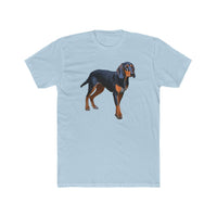 Elegant Transylvanian Scent Hound Men's Fitted Cotton Crew Tee