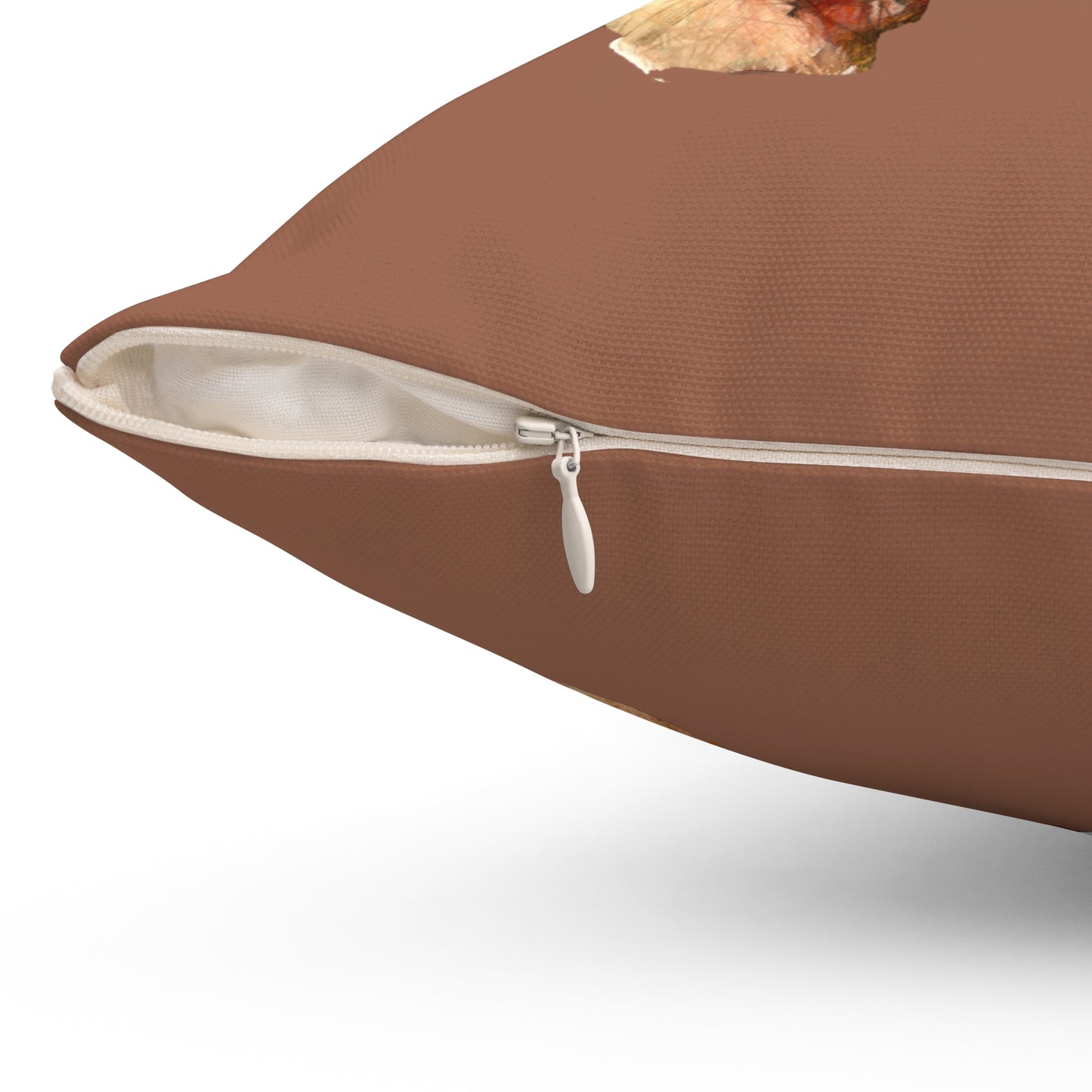 Pig 'Petunia'  Spun Polyester Throw Pillow