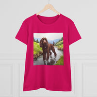 Irish Water Spaniel Women's Midweight Cotton Tee