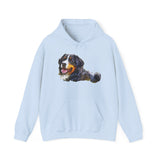 Bernese Mountain Dog - #1  -  Unisex 50/50 Hooded Sweatshirt