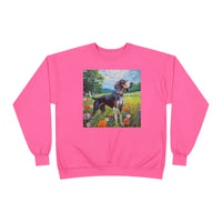 Bluetick Coonhound - Unisex fleece-lined Crewneck Sweatshirt