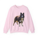 Karelian Bear Dog -- Unisex 50/50 Crewneck Sweatshirt