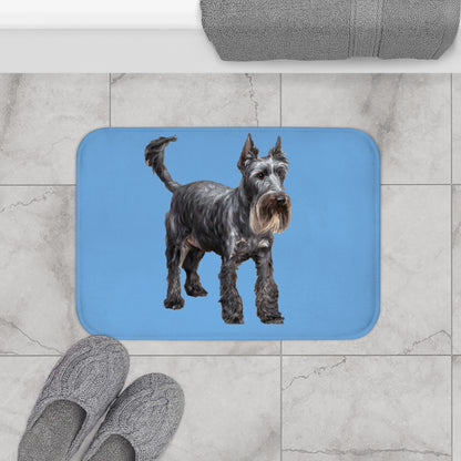 Charming Cesky Terrier Bathroom Rug Mat