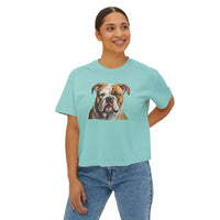 American Bulldog Women's Oversized Boxy Tee