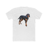 Elegant Transylvanian Scent Hound Men's Fitted Cotton Crew Tee