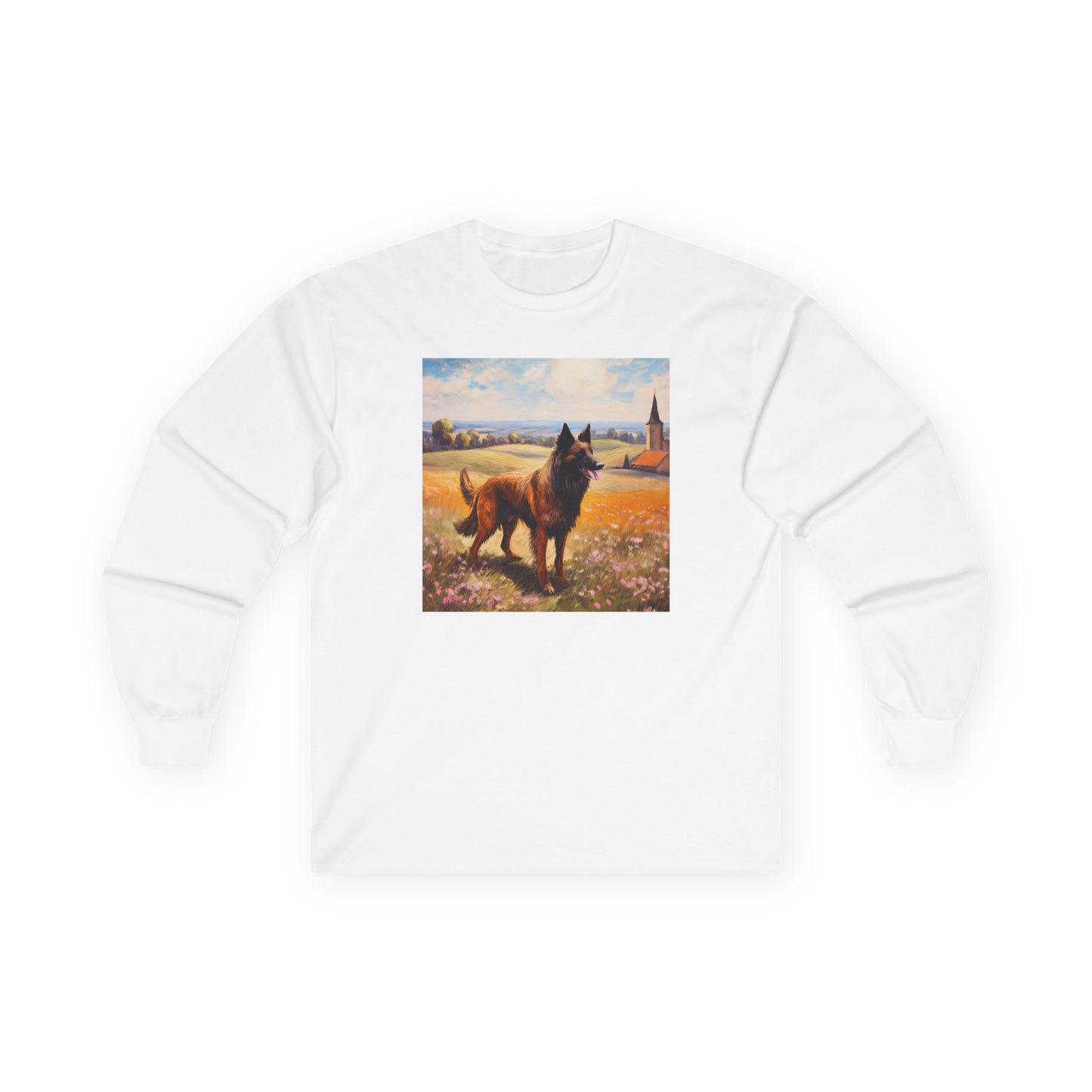 Belgian Tervuren Unisex Classic Cotton Long Sleeve Tee