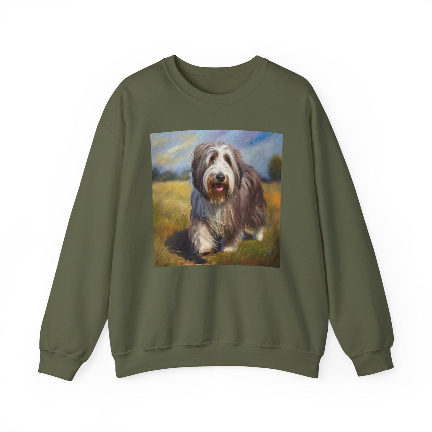 Bearded Collie Charm Crewneck Sweatshirt