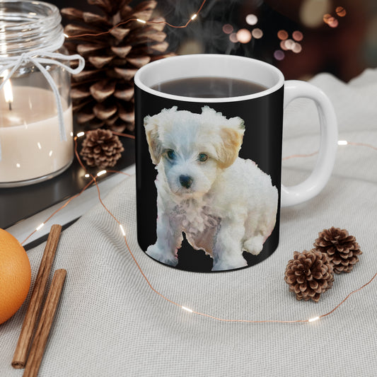 Bichon Frise Ceramic Mug – 11oz Delight