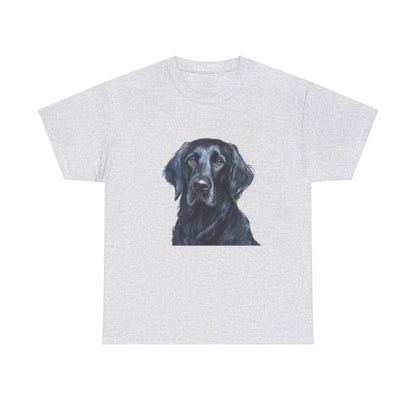 Flat-Coated Retriever Classic Heavy Cotton Tee: A Tail-Wagging Style Statement