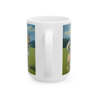 Swedish Vallhund Ceramic Mug - 2 Sizes