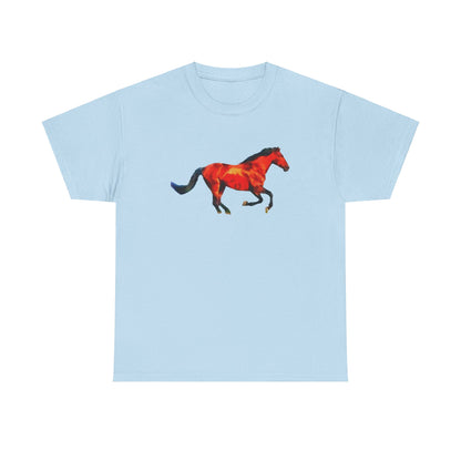 Horse 'Old Red' Unisex Heavy Cotton Tee
