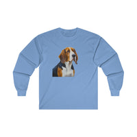 American English Coonhound Classic  Cotton Long Sleeve Tee