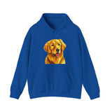Golden Retriever 'Beau' Unisex 50/50 Hooded Sweatshirt