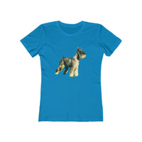 Schnauzer - Women's Slim Fit  Ringspun Cotton T-Shirt