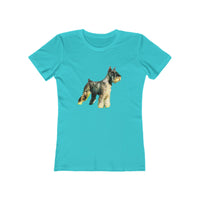 Schnauzer - Women's Slim Fit  Ringspun Cotton T-Shirt