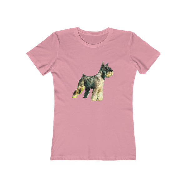 Schnauzer - Women's Slim Fit  Ringspun Cotton T-Shirt
