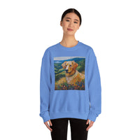 Golden Retriever Unisex 50/50 Crewneck Sweatshirt