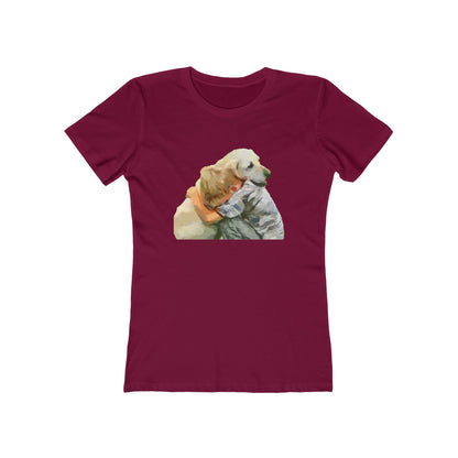 Yellow Labrador Retriever Women's Slim Fit T-Shirt