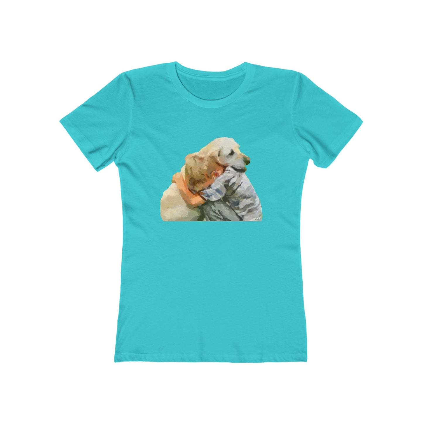 Yellow Labrador Retriever Women's Slim Fit T-Shirt