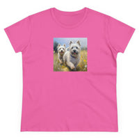 Cairn Terriers  -  Women's Midweight Cotton Tee